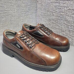 Josef Seibel Men's Size EU 41 US 9 Brown Leather Oxford Lace Up Oxford Shoes